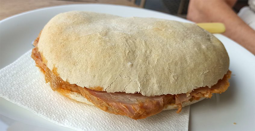 Pork loin muffin