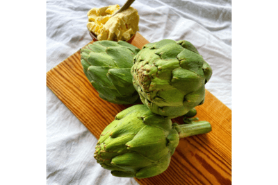 Montillana-style artichokes.