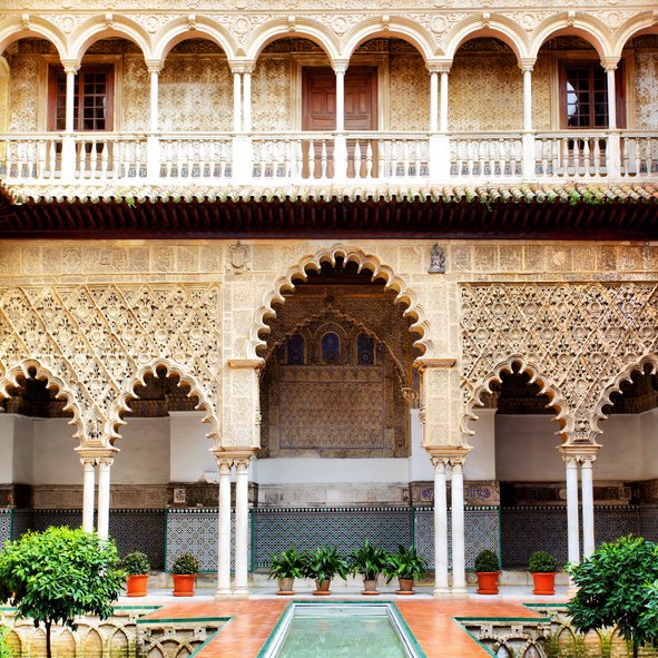 The Royal Alcázar of Seville.