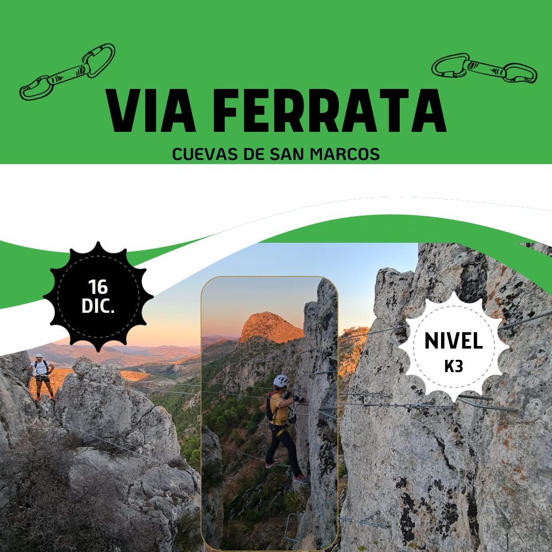 Vía ferrata Cuevas de San Marcos