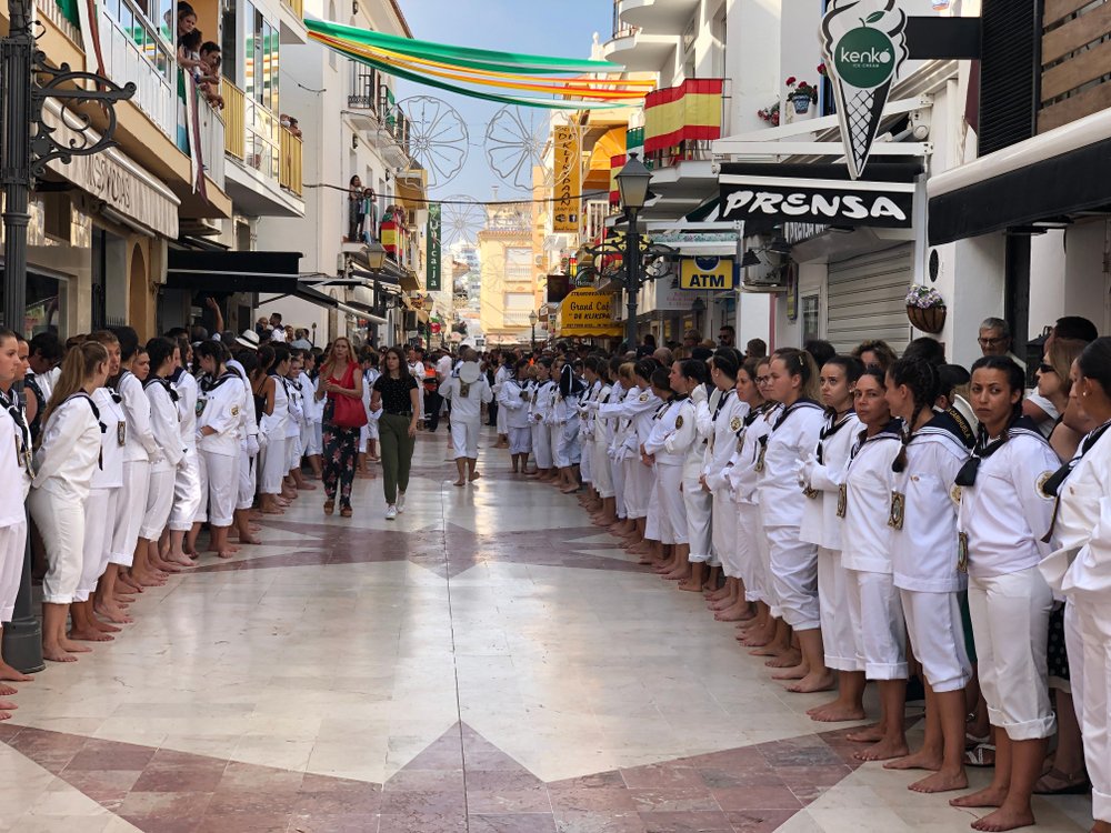 16 de Julio Procesión de la Virgen del Carmen en la Carihuela 