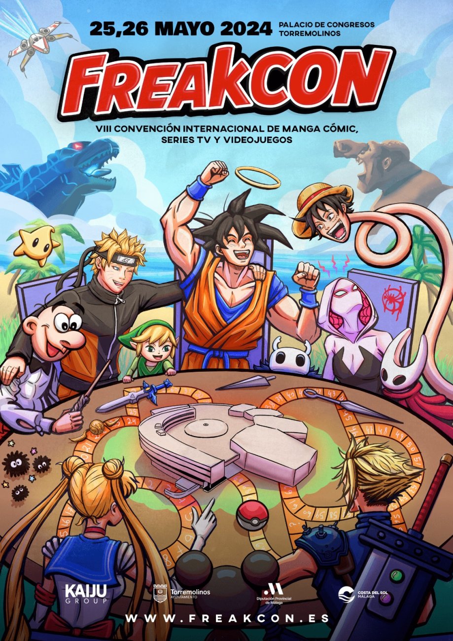 Freakcon feria manga comic series tv y videojuegos